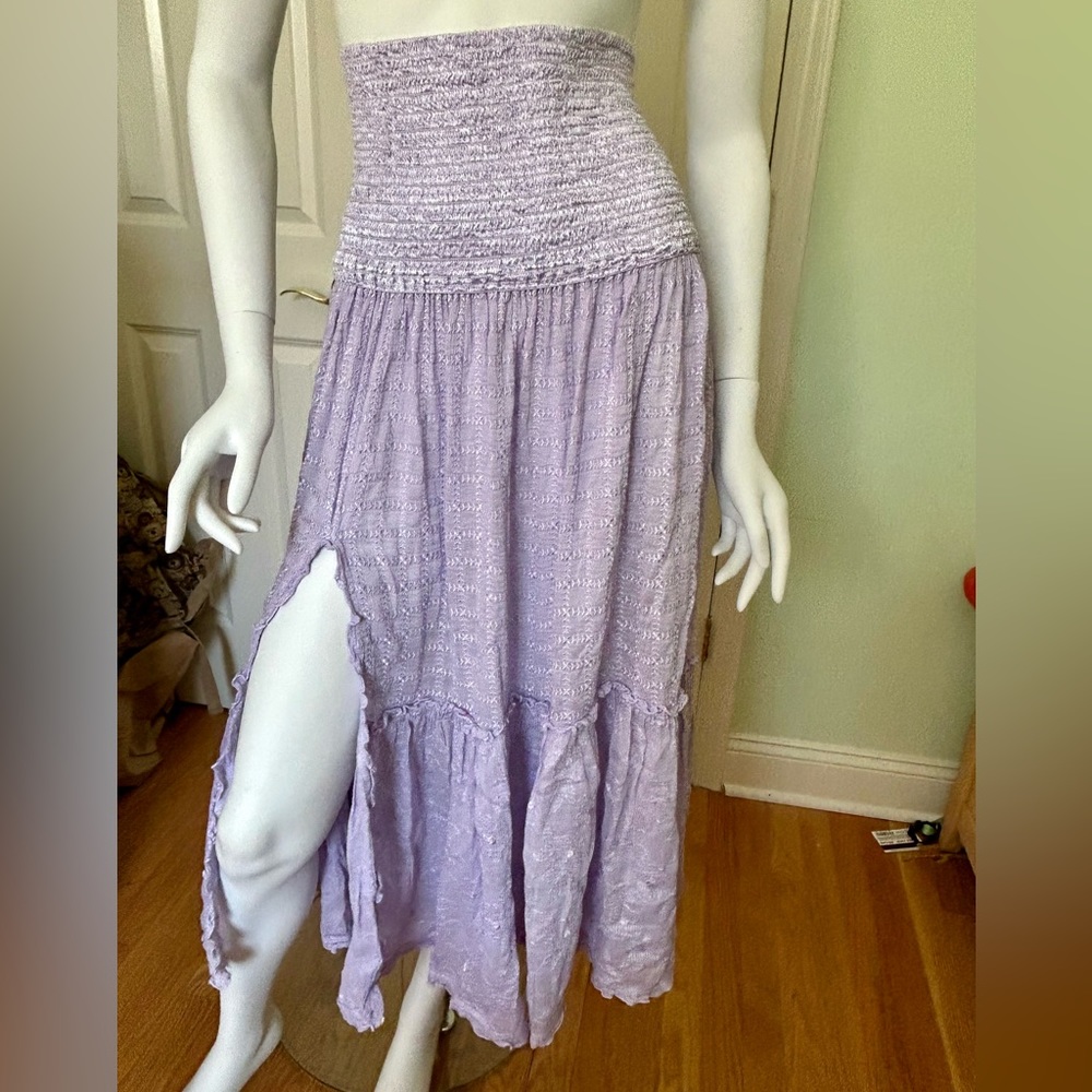 Women’s Sunday Saint Tropez lavender purple cotton Jamaica skirt